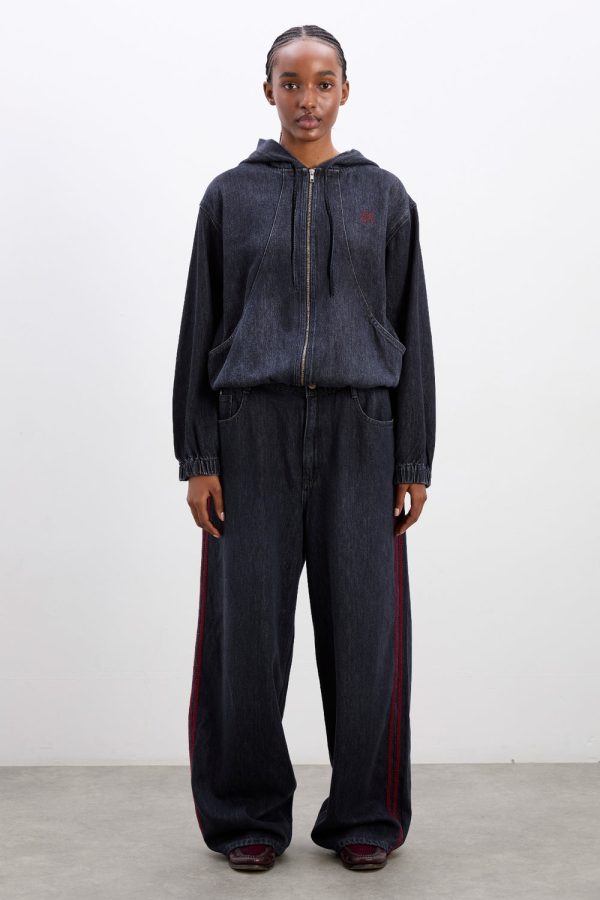 orson denim hoodie - eclipse wash - Image 3