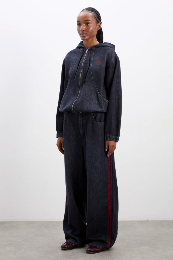 orson denim hoodie - eclipse wash - Image 4