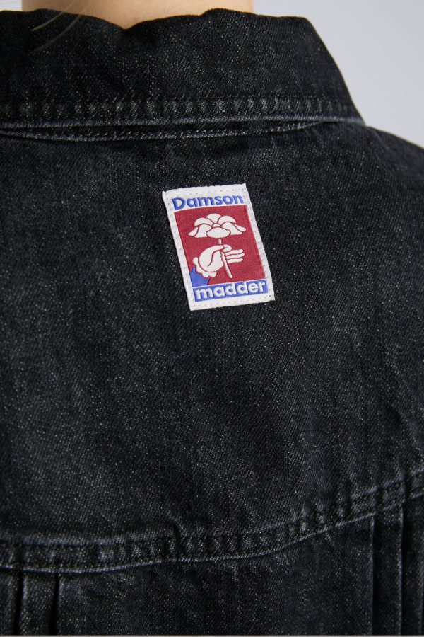 stevie shacket - washed black - Image 7