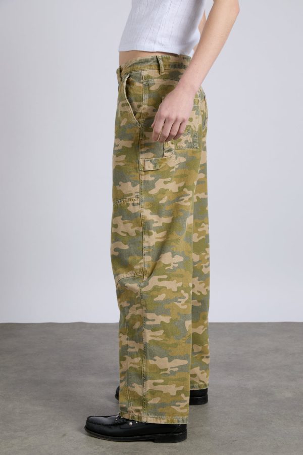 drew jeans - green camo - Image 5