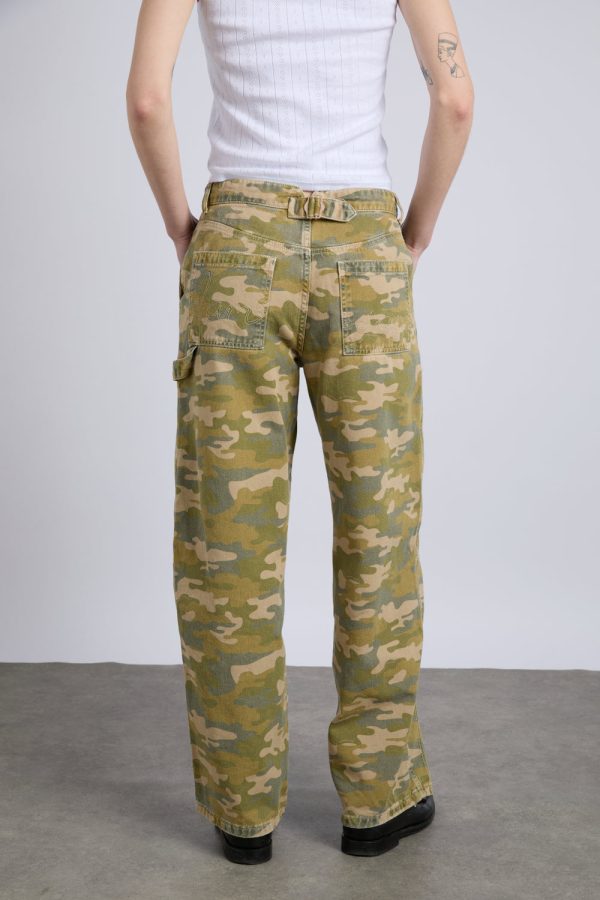 drew jeans - green camo - Image 6